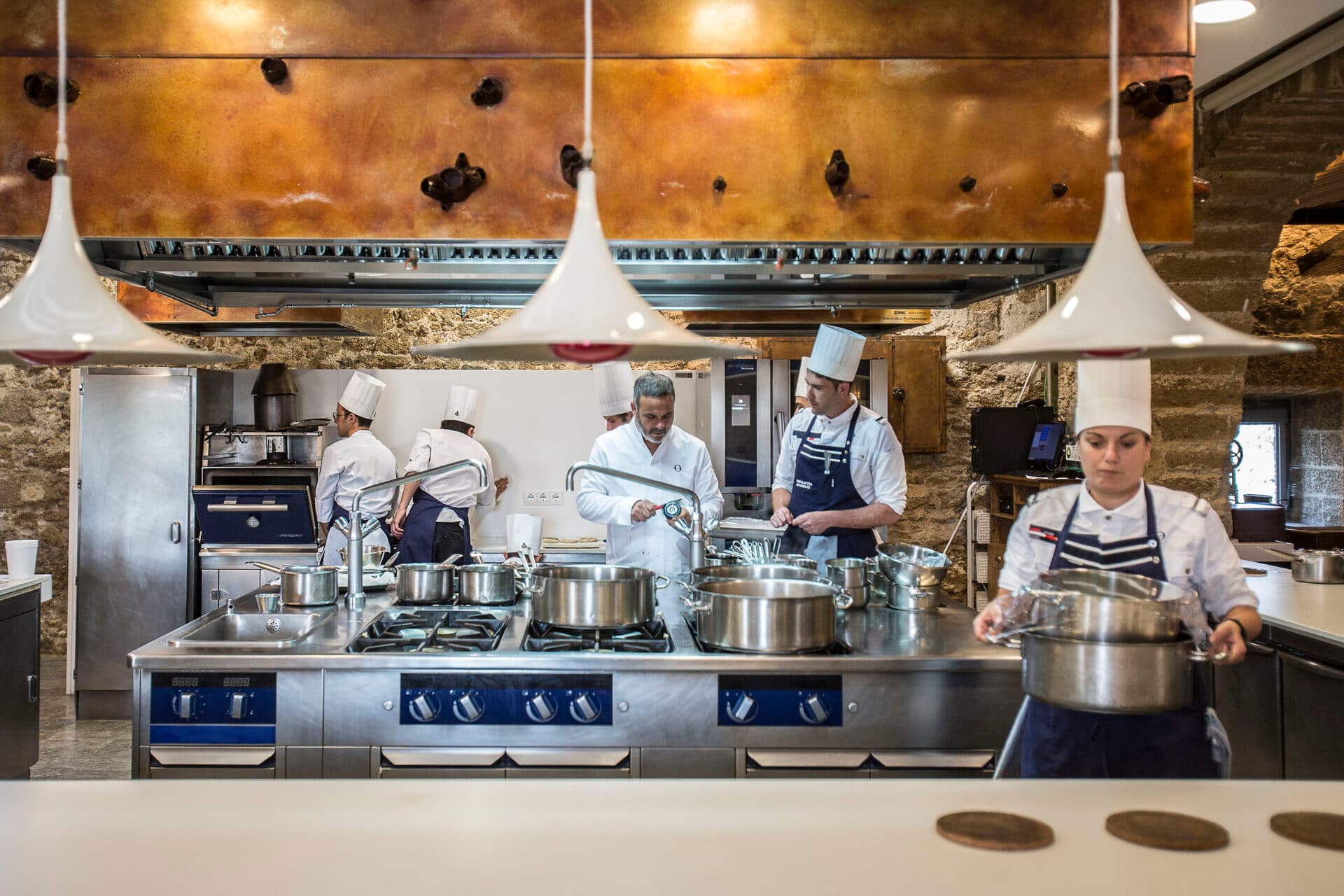 Ángel León en cocina